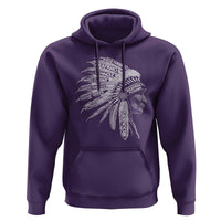 Native American Tribes Hoodie Vintage Indian American Chief - Wonder Print Shop