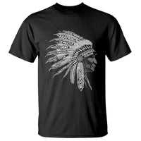 Native American Tribes T Shirt Vintage Indian American Chief - Wonder Print Shop
