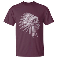 Native American Tribes T Shirt Vintage Indian American Chief - Wonder Print Shop
