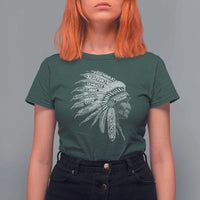 Native American Tribes T Shirt For Women Vintage Indian American Chief - Wonder Print Shop