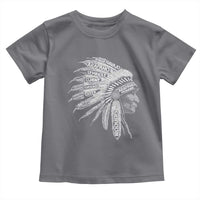 Native American Tribes Toddler T Shirt Vintage Indian American Chief - Wonder Print Shop