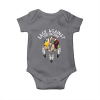 Funny Sage Against The Machine Baby Onesie Native American Sage Medicine Wheel - Wonder Print Shop