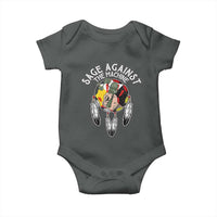 Funny Sage Against The Machine Baby Onesie Native American Sage Medicine Wheel - Wonder Print Shop