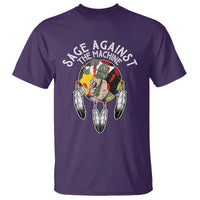 Funny Sage Against The Machine T Shirt Native American Sage Medicine Wheel - Wonder Print Shop
