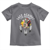 Funny Sage Against The Machine Toddler T Shirt Native American Sage Medicine Wheel - Wonder Print Shop