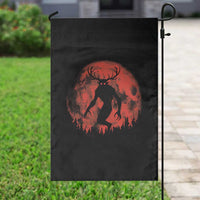Wendigo Monster Garden Flag Skinwalker Night Stroll Cryptid Full Moon Evil Monster - Wonder Print Shop