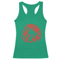 Wendigo Monster Racerback Tank Top Skinwalker Night Stroll Cryptid Full Moon Evil Monster - Wonder Print Shop