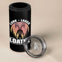 Funny Wendigo Cryptid Lurk Laugh Loathe 4 in 1 Can Cooler Tumbler - Wonder Print Shop