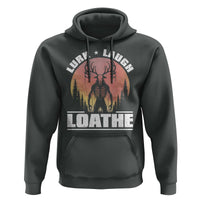 Funny Wendigo Cryptid Lurk Laugh Loathe Hoodie - Wonder Print Shop