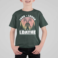 Funny Wendigo Cryptid Lurk Laugh Loathe T Shirt For Kid - Wonder Print Shop