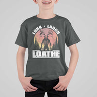 Funny Wendigo Cryptid Lurk Laugh Loathe T Shirt For Kid - Wonder Print Shop