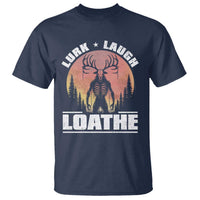 Funny Wendigo Cryptid Lurk Laugh Loathe T Shirt - Wonder Print Shop