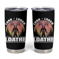 Funny Wendigo Cryptid Lurk Laugh Loathe Tumbler Cup - Wonder Print Shop