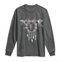 Native American Wendigo Monster Skinwalker Dreamcatcher Long Sleeve Shirt - Wonder Print Shop