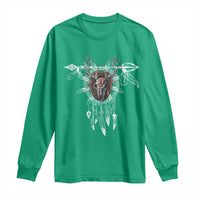 Native American Wendigo Monster Skinwalker Dreamcatcher Long Sleeve Shirt - Wonder Print Shop