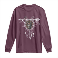 Native American Wendigo Monster Skinwalker Dreamcatcher Long Sleeve Shirt - Wonder Print Shop