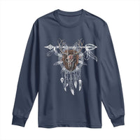 Native American Wendigo Monster Skinwalker Dreamcatcher Long Sleeve Shirt - Wonder Print Shop