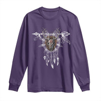 Native American Wendigo Monster Skinwalker Dreamcatcher Long Sleeve Shirt - Wonder Print Shop