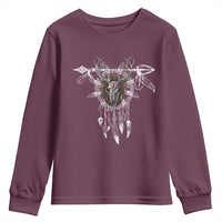 Native American Wendigo Monster Skinwalker Dreamcatcher Youth Sweatshirt - Wonder Print Shop