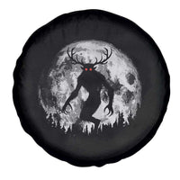 Wendigo Monster Spare Tire Cover Skinwalker Night Stroll Cryptid Full Moon - Wonder Print Shop