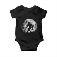 Wendigo Monster Baby Onesie Skinwalker Night Stroll Cryptid Full Moon - Wonder Print Shop