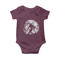 Wendigo Monster Baby Onesie Skinwalker Night Stroll Cryptid Full Moon - Wonder Print Shop