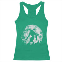 Wendigo Monster Racerback Tank Top Skinwalker Night Stroll Cryptid Full Moon - Wonder Print Shop