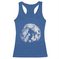 Wendigo Monster Racerback Tank Top Skinwalker Night Stroll Cryptid Full Moon - Wonder Print Shop