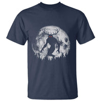 Wendigo Monster T Shirt Skinwalker Night Stroll Cryptid Full Moon - Wonder Print Shop