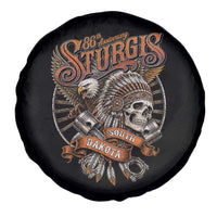 Sturgis South Dakota Indian American Rider Skull 86th Anniversary Spare Tire Cover