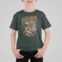 Sturgis South Dakota Indian American Rider Skull 86th Anniversary T Shirt For Kid