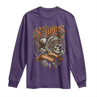 Sturgis South Dakota Indian American Rider Skull 86th Anniversary Long Sleeve Shirt