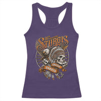 Sturgis South Dakota Indian American Rider Skull 86th Anniversary Racerback Tank Top