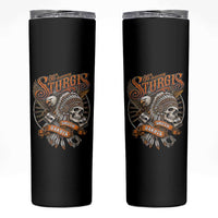 Sturgis South Dakota Indian American Rider Skull 86th Anniversary Skinny Tumbler