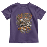 Sturgis South Dakota Indian American Rider Skull 86th Anniversary Toddler T Shirt