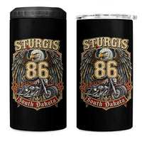 Sturgis South Dakota Motorcycle Lover Eagle 86th Anniversary 4 in 1 Can Cooler Tumbler