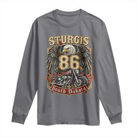 Sturgis South Dakota Motorcycle Lover Eagle 86th Anniversary Long Sleeve Shirt