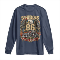 Sturgis South Dakota Motorcycle Lover Eagle 86th Anniversary Long Sleeve Shirt