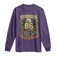 Sturgis South Dakota Motorcycle Lover Eagle 86th Anniversary Long Sleeve Shirt