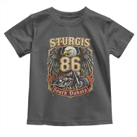 Sturgis South Dakota Motorcycle Lover Eagle 86th Anniversary Toddler T Shirt