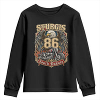 Sturgis South Dakota Motorcycle Lover Eagle 86th Anniversary Youth Sweatshirt