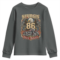 Sturgis South Dakota Motorcycle Lover Eagle 86th Anniversary Youth Sweatshirt