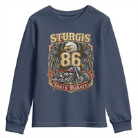 Sturgis South Dakota Motorcycle Lover Eagle 86th Anniversary Youth Sweatshirt