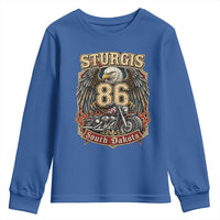 Sturgis South Dakota Motorcycle Lover Eagle 86th Anniversary Youth Sweatshirt