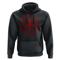 Deus Vult Ordo Silentium Knights Templar Est 1119 Hoodie Crusader Cross