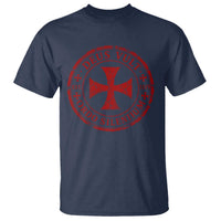 Deus Vult Ordo Silentium Knights Templar Est 1119 T Shirt Crusader Cross