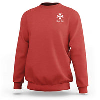 Knights Hospitaller Maltese Cross Catholic Christian Deus Vult Sweatshirt
