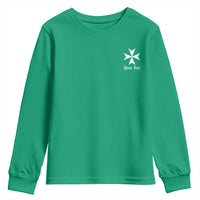 Knights Hospitaller Maltese Cross Catholic Christian Deus Vult Youth Sweatshirt