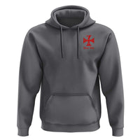 Deus Vult Catholic Knight Templar Crusader Cross Faith Hoodie