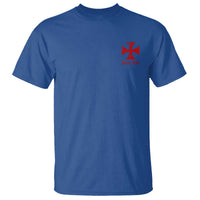 Deus Vult Catholic Knight Templar Crusader Cross Faith T Shirt